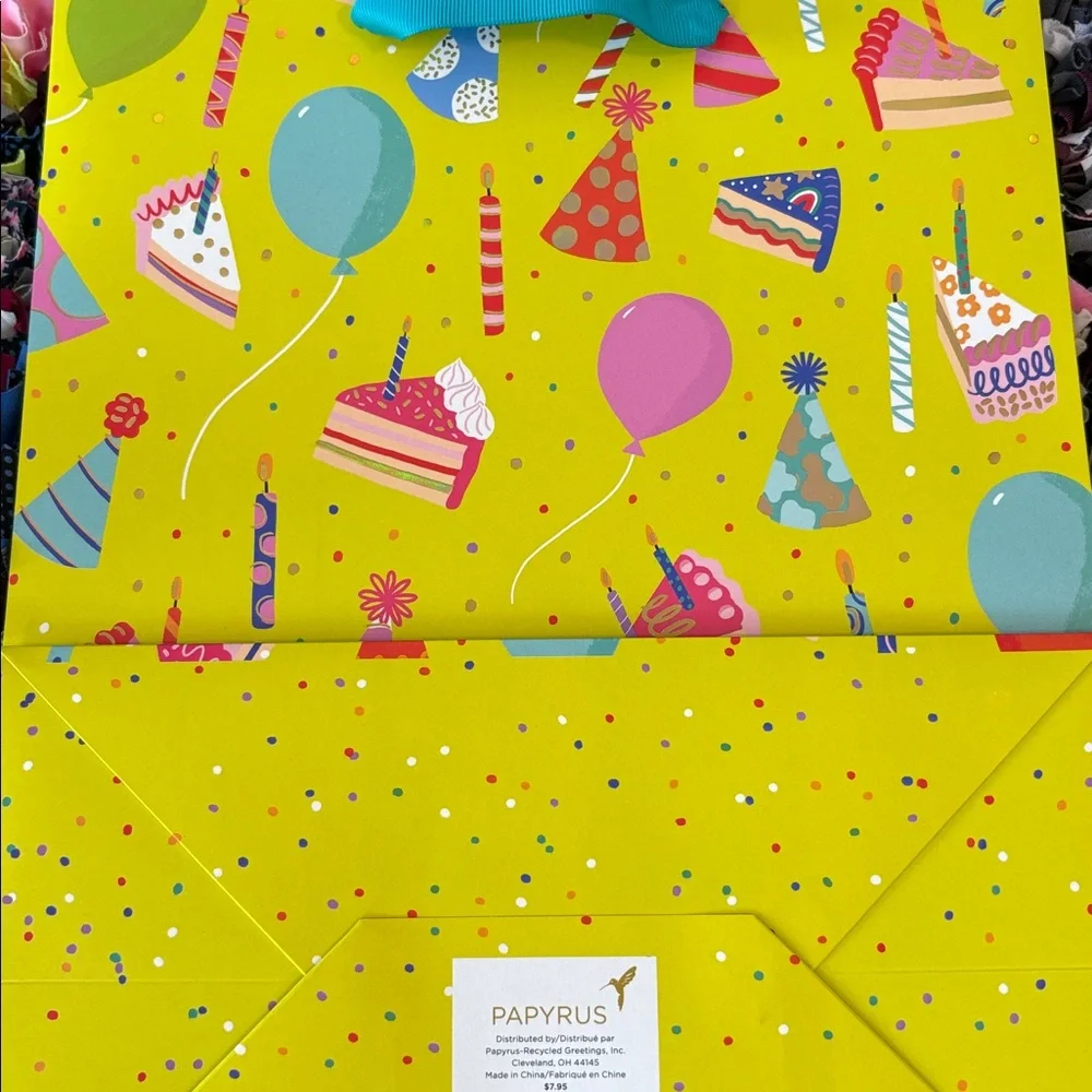 🆕Papyrus Birthday Gift Bag And Tissue Package